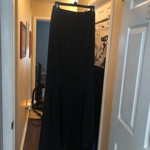 Black Prom Skirt with Detailing on Top
